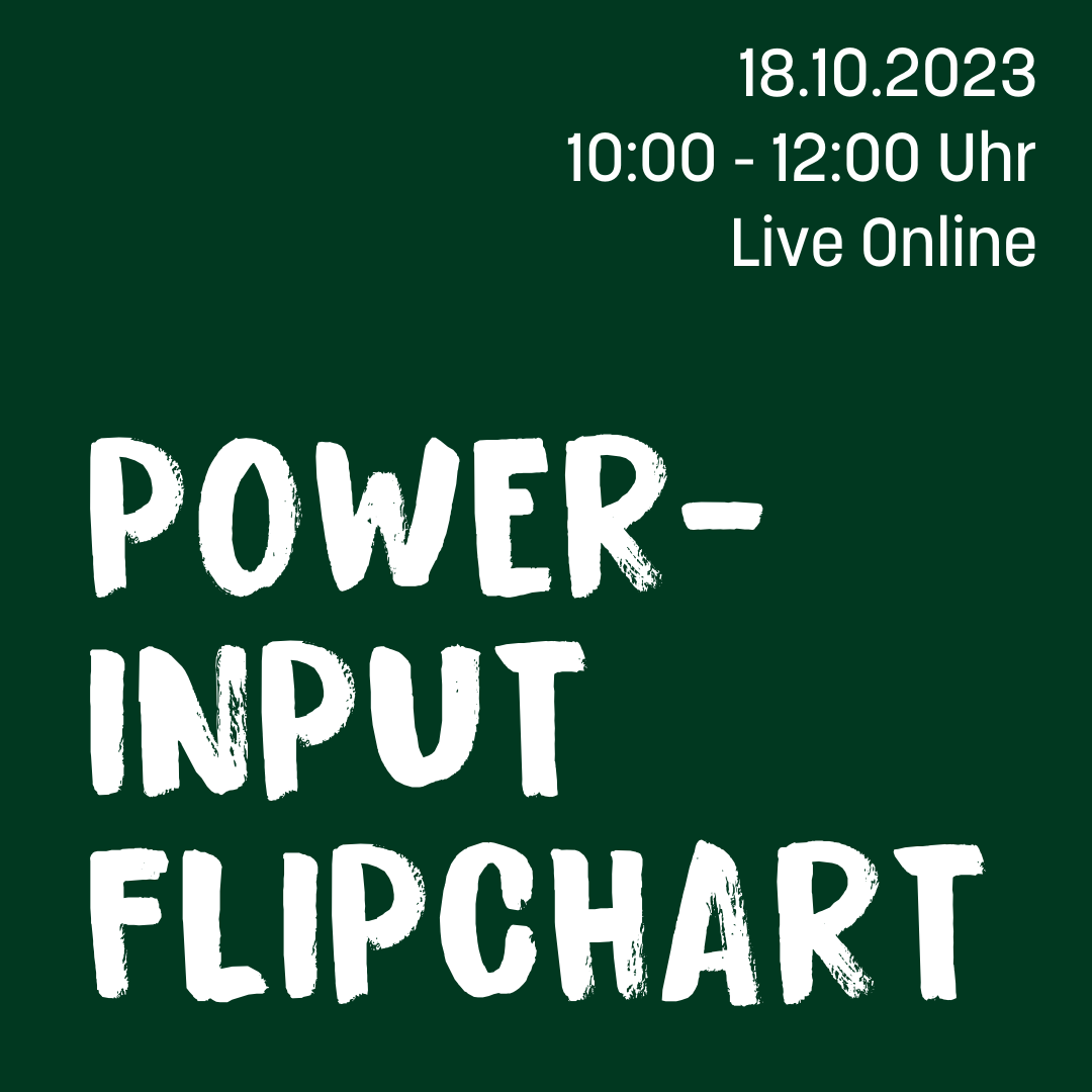 FLIPCHARTKURS – Power-Input