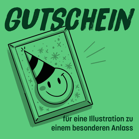 GUTSCHEIN - Illustration für einen besonderen Anlass